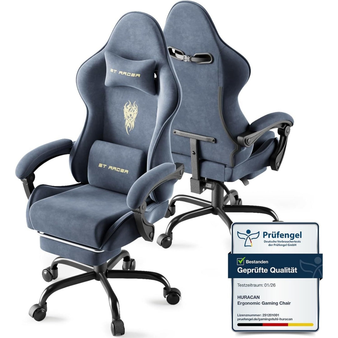 per gaming sedie grigio