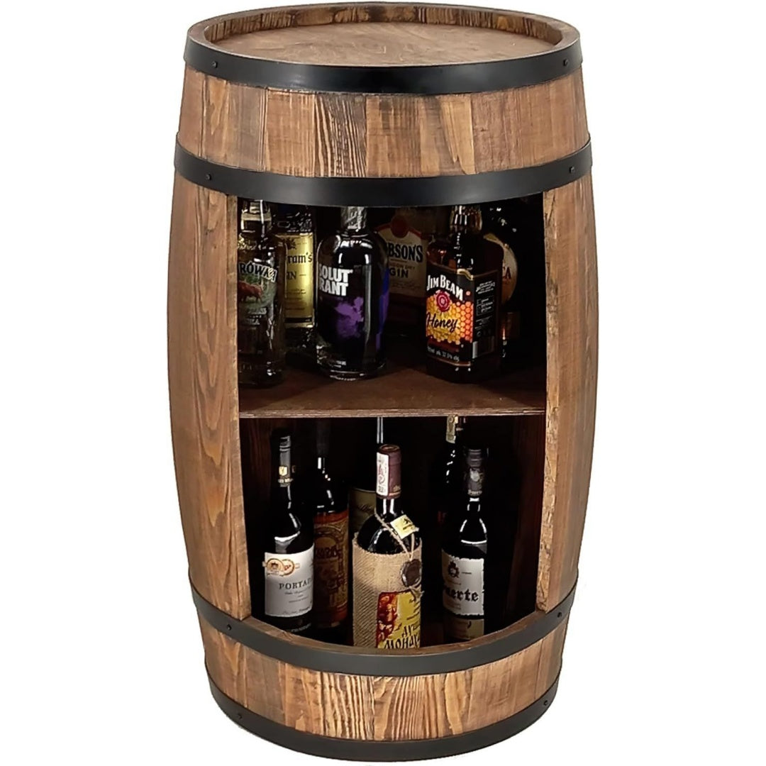 mobili da bar legno con ripiani