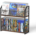 porta dvd modulari legno doppio