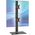 bracci per monitor oro ufficio doppio 1